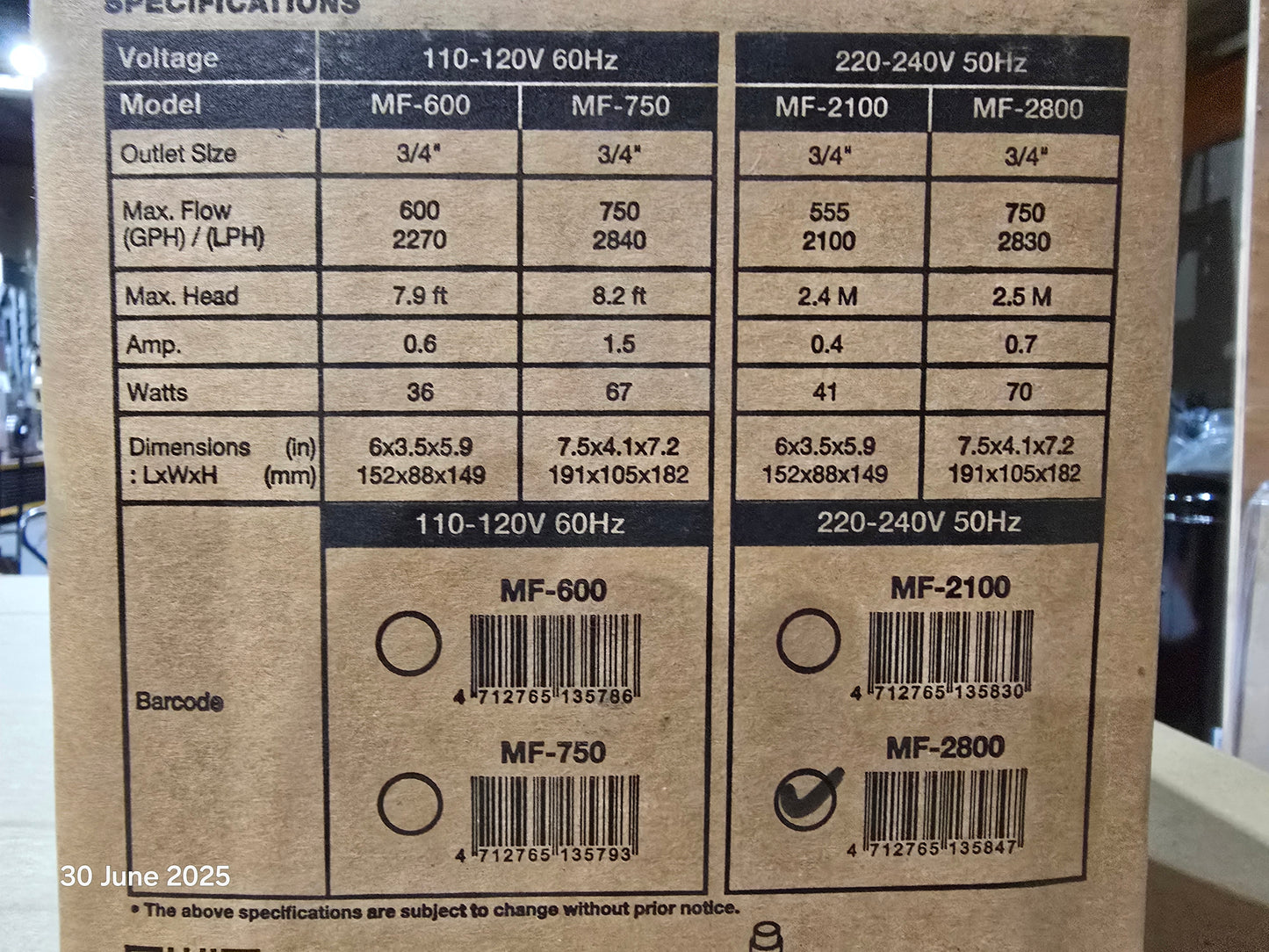 Matala Magna-Flow Pump 2800LPH